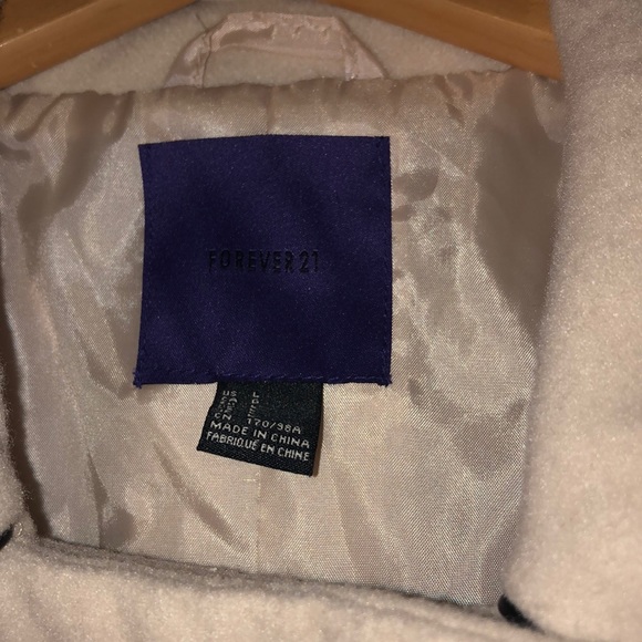 Forever 21 Crop Cream Jacket - Picture 3 of 4